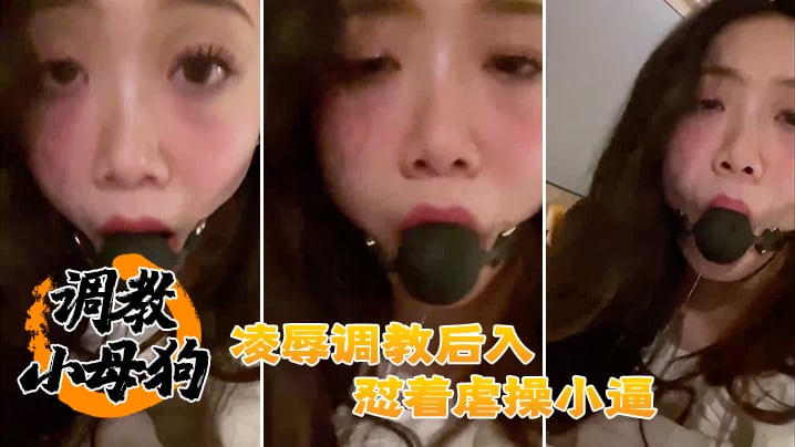 调教母狗凌辱后入怼操小逼.